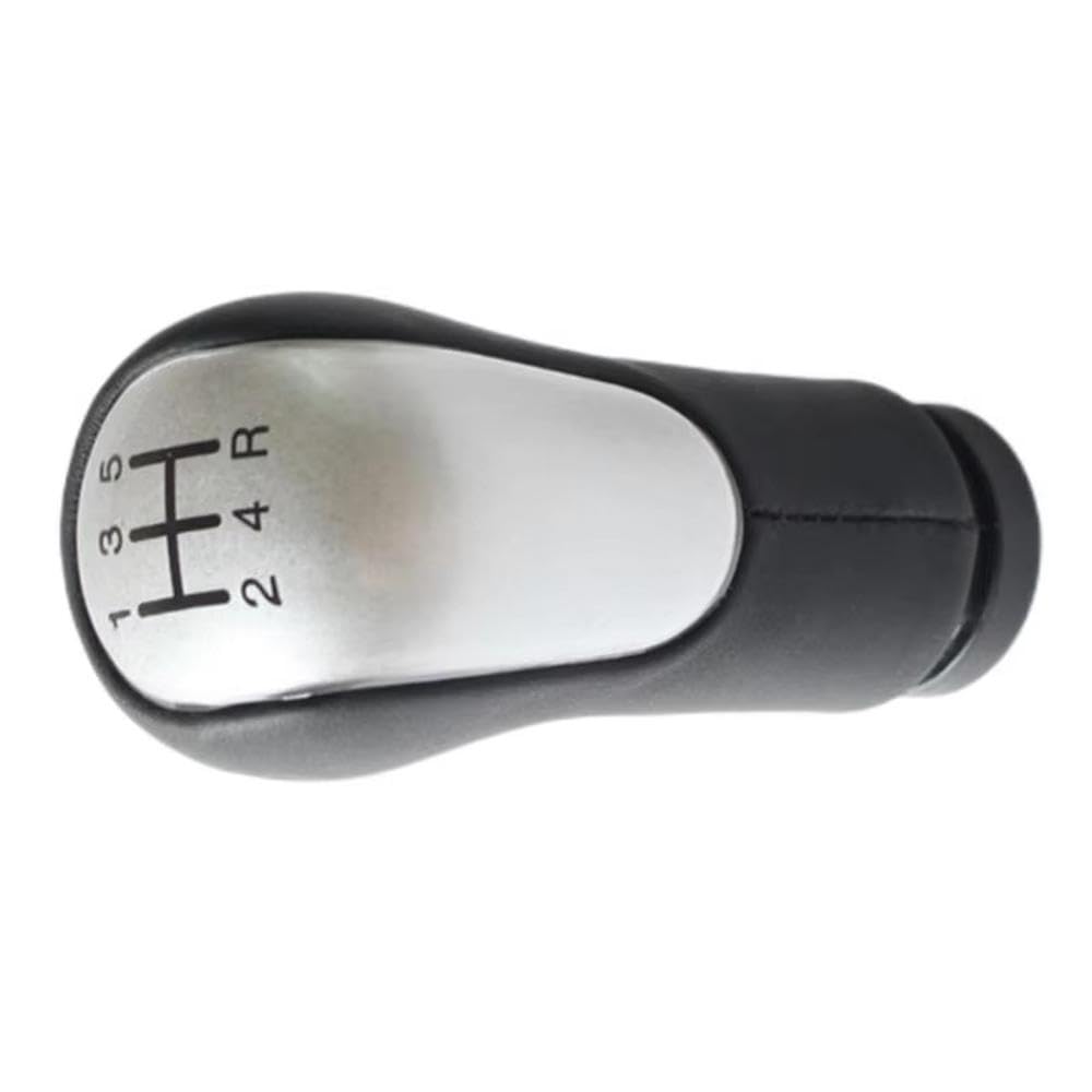 POANBCGY 5/6 Speed Car Gear Shift Knob for Fiesta MK6 Connect Fusion 2002-2008 Auto Parts(Silver Pen)