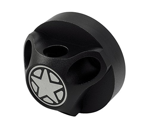 VMS RACING Antenna HOUSING BASE COVER in BLACK Billet Aluminum Compatible with Jeep Wrangler JK Sahara Sport Rubicon Unlimited Freedom Fifty 2007-2020