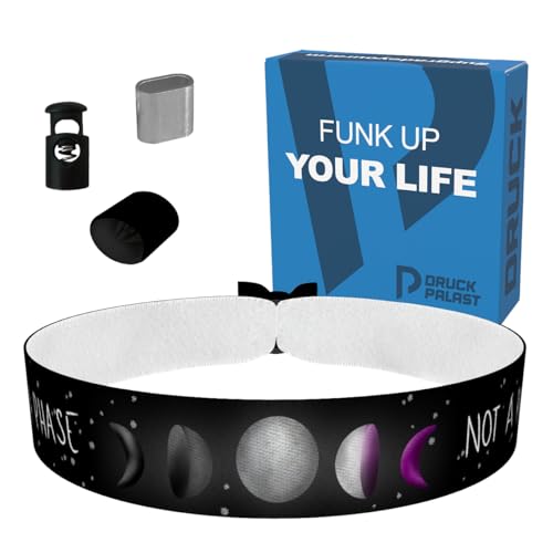 Asexuell - Its not a phase Stoffarmband - Satin Armband - Wasserfest & langlebig - Asexuelle Pride Accessoire - LGBTQ+ Unterstützung - Asexualität Armband - Handgemacht - Unisex