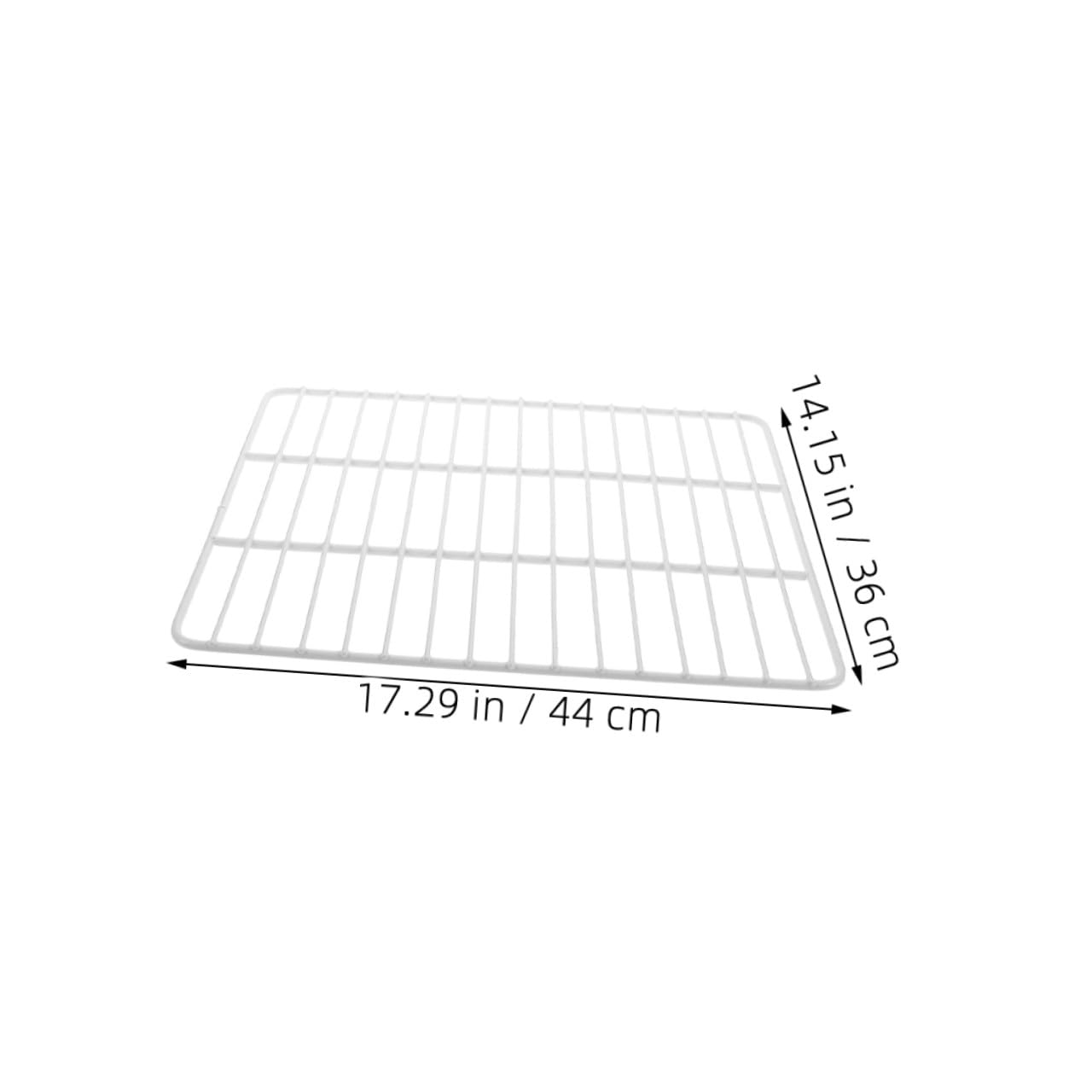 Divisor de Refrigerador Comercial Metálico 44x36 Cm Rejilla Ventilada Organizador de Congelador Horizontal para Almacenamiento y Categorización