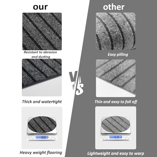 Tapis en polyester 100% antidérapant lavable pour une maison propre et sécurisée