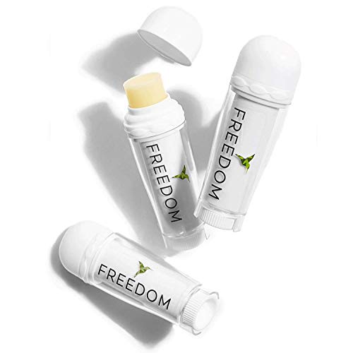 Freedom Natural Certified Organic Lip Balm (3 Pack)(Mint Lip Tingle)