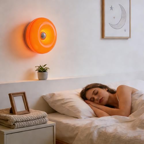 Luces de pared para dormitorio con 3 niveles de brillo regulable y mando a distancia 3