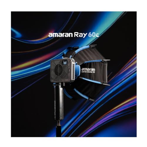 Image of amaran Ray 60c 60W RGB Full-Color Point-Source COB LED Video Light