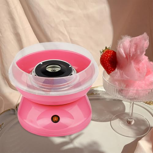 Cabilock Marshmallow Machine Cover 10.03 Inch Clear Plastic Dome Lid Replacement Part Splash Guard for Home Cotton Candy Machine Accessories - Thumbnail 4