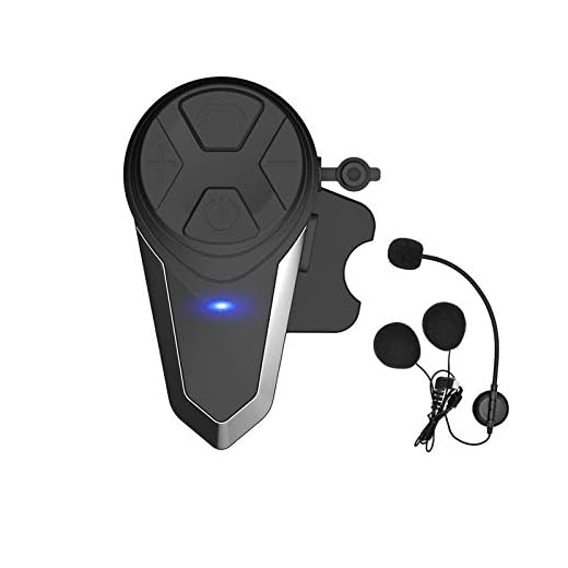 Motorcycle Bluetooth Intercom,THOKWOK BT-S3 1000m Helmet Bluetooth Headset, Motorcycle Bluetooth Communication System for Ski/ATV/Dirt Bike/Off Road Up to 3 Riders(Boom Microphone, Pack 1)
