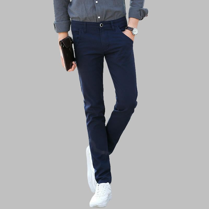 Pantalon long décontracté homme en coton élastique style coréen