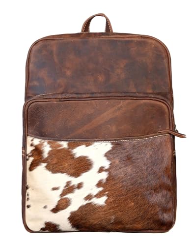 Sac à dos marron foncé en cuir vintage pour revivre l'esprit aventure