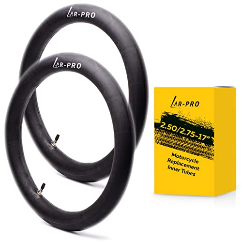 (2-Pack) 2.50/2.75-1770/100-17 Motorcycle Inner Tubes - Compatible with Honda Coolster TaoTao 110cc 125cc and 140cc Dirt Bikes Moped and Scooters and More