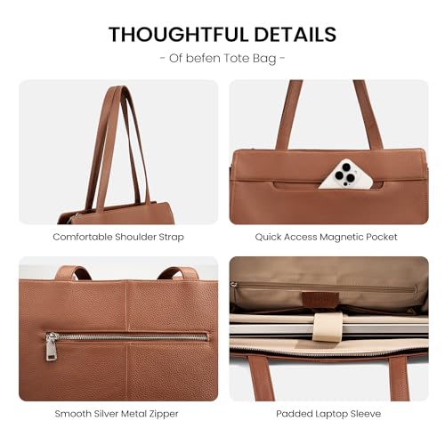 Bolso Tote de Cuero para Mujer miniatura 6