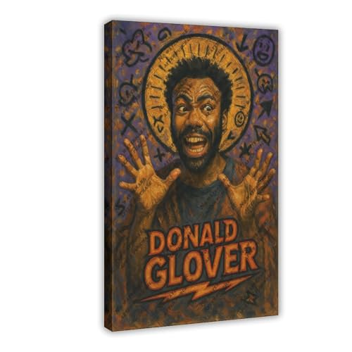 WBBNB Comedy Actor Donald_Glover Posters for Home Room Decoration Gifts 12x18inch(30x45cm)