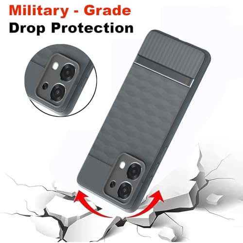 Image of Shockproof Case for Oppo F31 5G | Full Camera Protection | TPU Flexible Back Cover for Oppo F31 5G (Graphite Grey)