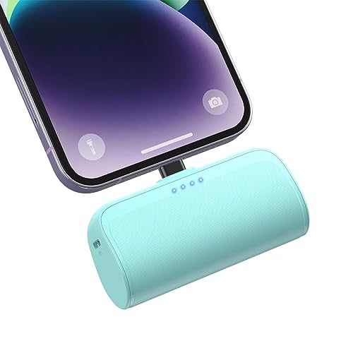 Mini Portable Charger Power Bank for iPhone,5200mAh Portable...