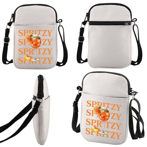 JNIAP Aperol Spritz Gift Campari Aperol Spritz Cocktail Crossbody Bag for Her Aperol Spritz Bachelorette Gift4