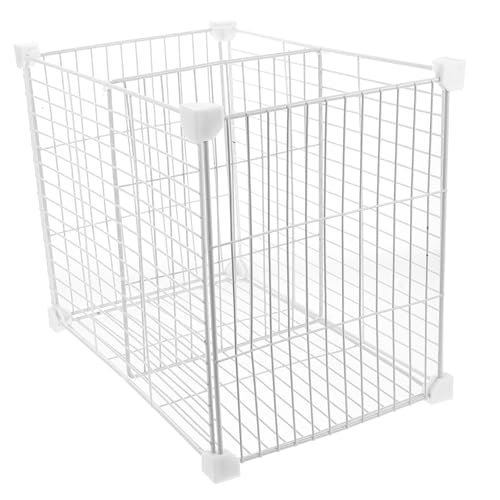 BAZEITFLOW 冷凍庫用メタル割収納バスケット 底部収納付きパントリーオーガナイザー 野菜果物スナック食品整理用