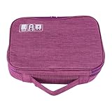 Étui de voyage pour accessoires électroniques : poignée élargie, robuste et durable, transportez vos accessoires partout avec vous