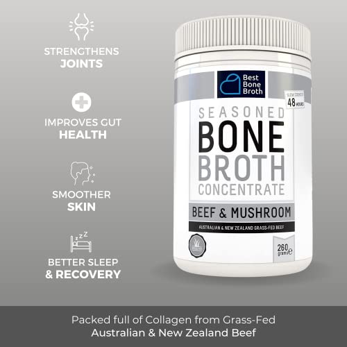 Beef Bone Broth Concentrate with Reishi, Shiitake and Lions Mane Mushrooms