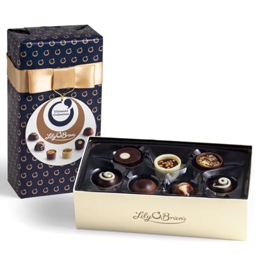 Lily OBriens Ultimate Chocolate Collection 160g Gift Box with 14 Assorted Chocolates from 6 Original Recipes Gift Sharing Box Birthday Celebrations Thank you Mothers Day
