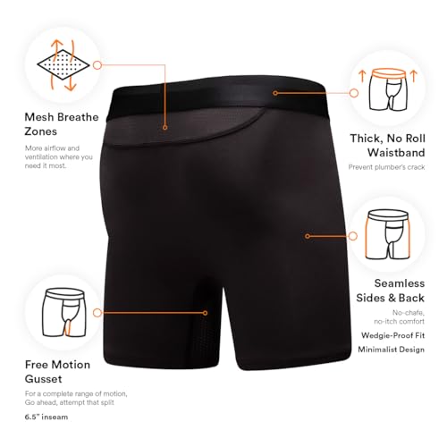 Re:Luxe Paradise Pocket Ball Pouch Underwear for Men, Boxer Briefs w/fly, Anti-Chafing, No Ride Up Legs4