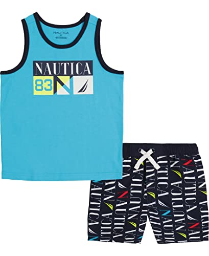 Nautica ensemble débardeur et short 2 pièces pour garçon en coton doux