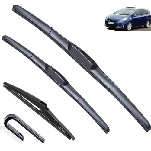 Limpiaparabrisas Delantero Flex Aero Compatible Con Toyota Prius 2003-2016, Verso 2009-2018, 650 Mm, 400 Mm, Prémium, Recambo