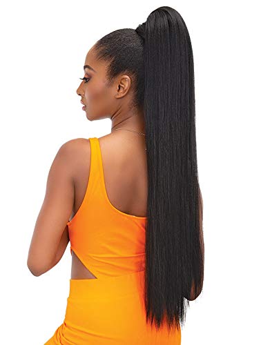 Miniatura 4 de Janet Collection Essentials Cola de caballo recta para arrebatar y envolver 24 (1B)