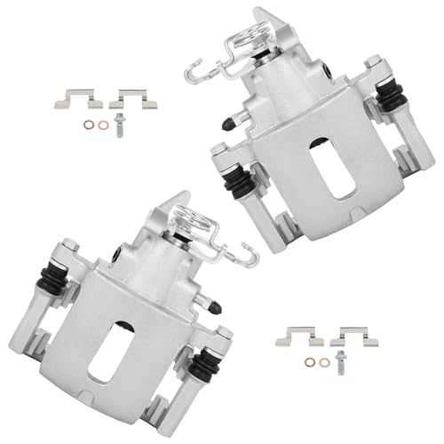 Image of cciyu 18B4926 18B4927 Rear Left & Right Brake Calipers With Bracket For Ford For Mustang 2005-2014