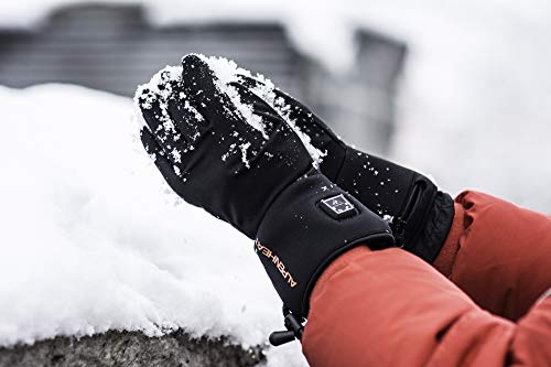 Alpenheat Beheizter Unterziehhandschuh, Schwarz, L, AG1
