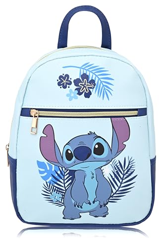 Sac à dos Stitch Disney unisexe en cuir synthétique de 25,4 cm pour adulte