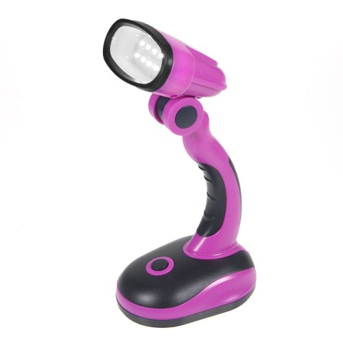 12 LED Multi-Purpose Compact Power Light Pivoting Head Portable Lightweight Lamp