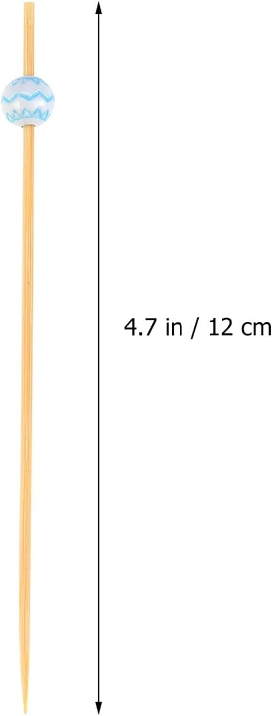 Cocktail Picks 1000pcs Bamboo Picks Handmade Cocktail Sturdy Sticks Wooden