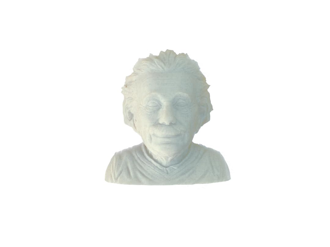 Famous Scientist Bust Figurine – Iconic Statue for Home or Office Decor (Gold)