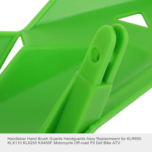 GOOFIT 7/8" Handlebar Hand Brush Guards Handguards Assy Replacmeent for Motocross Motorcycle Off-road Pit Dirt Bike ATV Green - Thumbnail 3