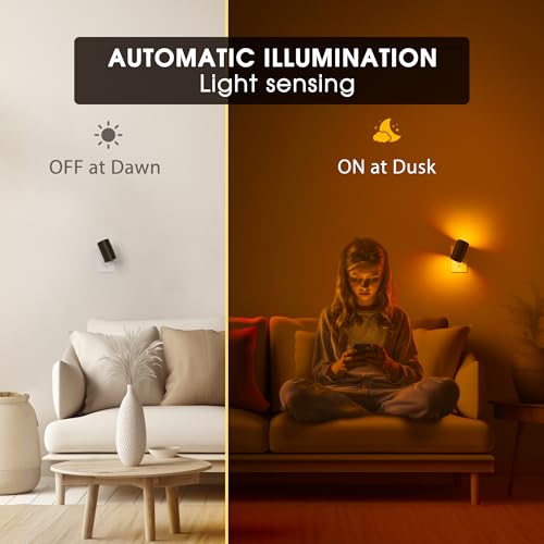 Image of Briignite Night Lights Plug into Wall, 10-Color Changing RGB Night Light