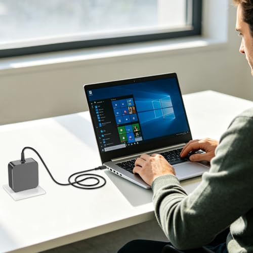Image of 65W USB C Charger Compatible with Microsoft Surface Pro 12 (2025) 11 10 9 8 7 6 5 4 3, Surface Pro X, Surface Laptop 7 6 5 4 3 2 1, Surface Book 3 2 1, Surface Go 3 2 1 Power Adapter