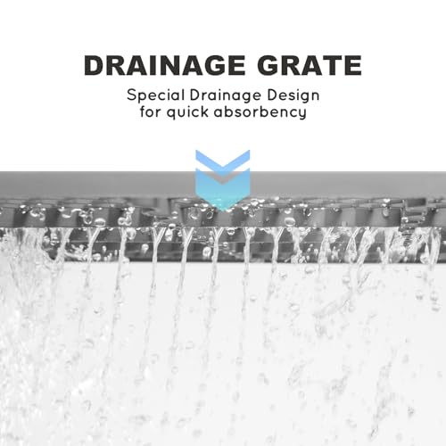 HQ4us Dog Pee Pad Holder Tray with Grate 34”×23”, Large Dog Litter Box Toilet, Puppy Pee Pad Holder, Less Mess, Dog Potty Indoor Outdoor for Balcony - Image 4