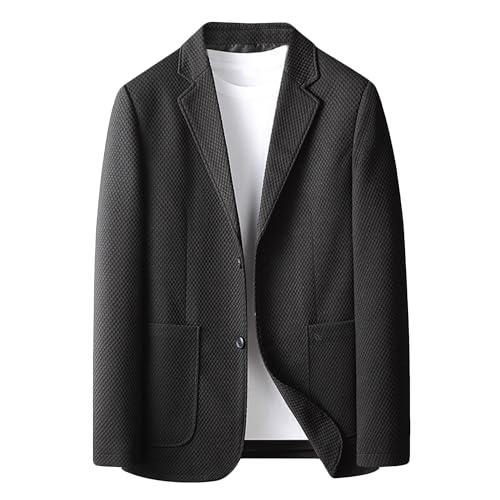 Men's Casual Blazer Suit Jackets Two Button Lightweight Sports Coats Long Sleeve Fashion Blazerss Overcoats
