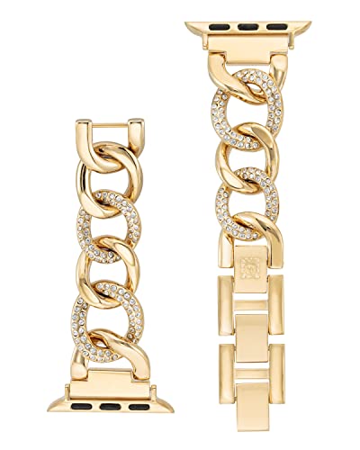 Image of Anne Klein Fashion Chain Bracelet for Apple Watch, Secure, Adjustable, Apple Watch Replacement Band, Fits Most Wrists