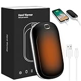 Calentador De Manos Eléctrico Recargable Portátil Powerbank USB, Calefacción Doble Cara, 3 Niveles De Calor, Reutilizable, Ideal para Camping Golf Al Aire Libre, Regalo para Hombres Y Mujeres
