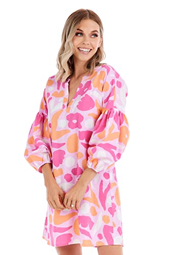 Mud-Pie-Womens-Balloon-Sleeve-Dress