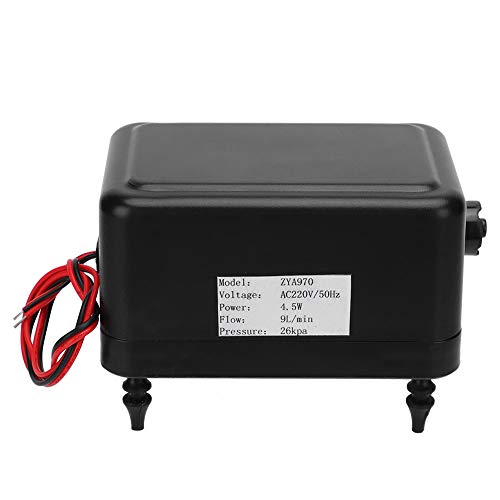 Pompe à air AC220V, mini pompe à air électrique de pompe à air 4.5W 9L/min, mini pompe à air équipement de gonfleur électrique haute puissance silencieux Cover