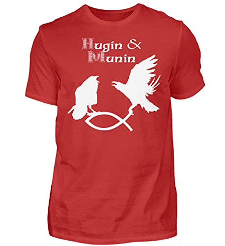 T-shirt de qualité supérieure homme rouge XXL anti déformation confort