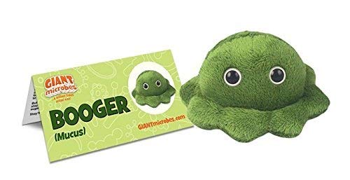 Giantmicrobes - Peluche Microbio gigante - Versión llavero Key Ring Moco (Booger Mucus)