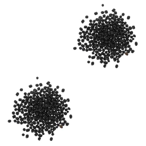 Happyyami 2 Packs Glass Rocks for Planters Aquarium Rocks Vase Fillers Fish Tank Gravel (6 Varieties)