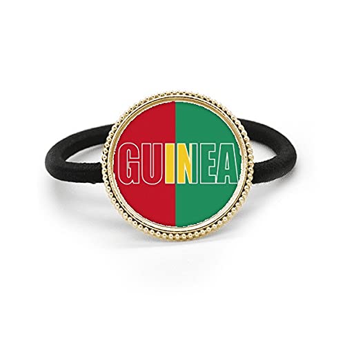 Bandera de Guinea accesorio de pelo en plata Art Deco de alta resistencia
