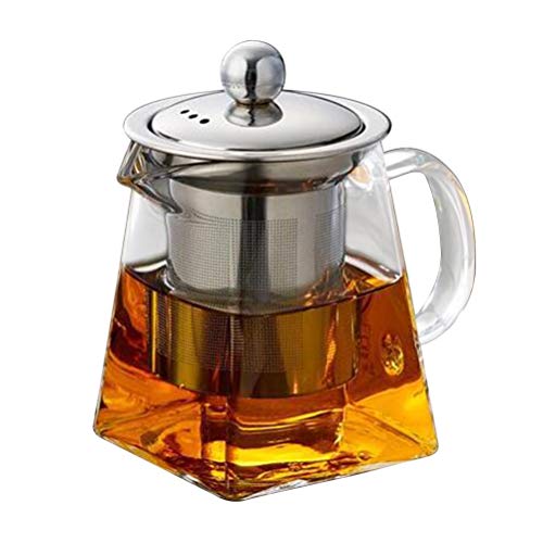 UPKOCH Bule de Vidro com Infusor de Chá (950 ml)