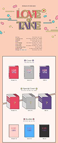 Pentagon Love or Take CD K-pop con photocards extras y póster plegado 2