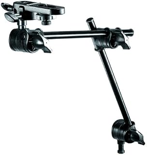 Manfrotto 196B-2 143BKT 2-Section Single Articulated Arm with Camera Bracket (Black)
