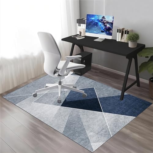 Tapis de protection de sol antidérapant grand format pour fauteuil de bureau