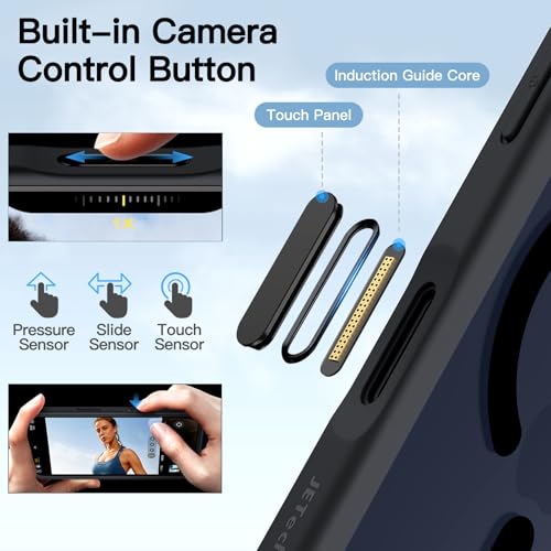 Image of JETech Case for iPhone 17 Pro, 360 Protection, Black